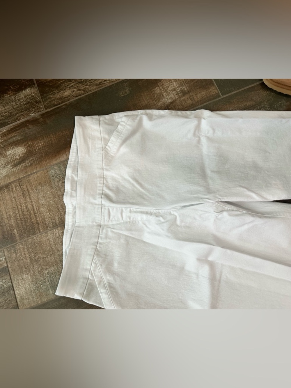 Kim Rogers White Capri Pants